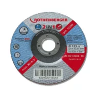 ROTHENBERGER Inox 2 in 1 vágókorong, 125x2.5x22mm, 1db