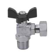 TECNOVIELLE(RB) golyóscsap, sarok, hollanderrel, 3/4”BK