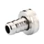 TECNOVIELLE(RB) tömlővég nikkelezett 3/4", 1"-os hollandival