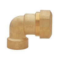 TECNOVIELLE(RB) KPE réz könyök, 25mmx3/4”B