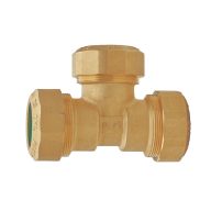 TECNOVIELLE(RB) KPE réz egál T-idom, 63x63x63mm