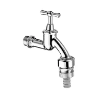 SCHELL kifolyószelep tömlővéggel, króm, 3/4”