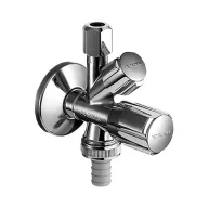   SCHELL Comfort kombinált sarokszelep, visszafolyásgátlóval, króm, 1/2”