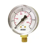 SIT manométer alsó csatlakozással 40mm -1bar