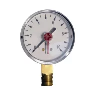 SIT manométer alsó csatlakozással 80mm 4bar