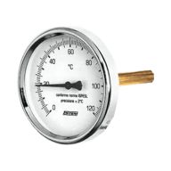   SIT precíziós hőmérő hátsó csatlakozással 63mm/50mm 120°C