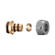   TE-SA szorítógyűrűs csatlakozó, műanyag csőhöz, Eurokón., 12x2mm-3/4”