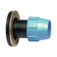 UNIDELTA KPE karimás csatlakozó 90mm-3”