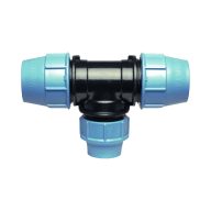 UNIDELTA KPE szűkített T-idom 63x32x63mm