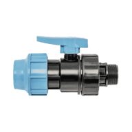 UNIDELTA KPE golyóscsap, 32mmx1”K