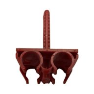 UNIPIPE Dupla csőtartó bilincs 18-20mm