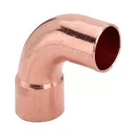 VIEGA 95001A forrasztható réz ív, 90°, 1 tokos, 22mm