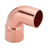 VIEGA 95092 forrasztható réz könyök, 90°, 1 tokos, 22mm