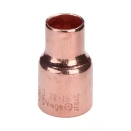   VIEGA 95240 forrasztható réz szűkített karmantyú, 2 tokos, 22x18mm