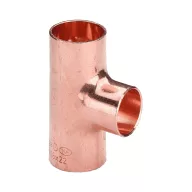   VIEGA 95130 forrasztható réz szűkített T-idom, 28x18x28mm