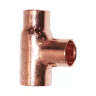   VIEGA 95130 forrasztható réz szűkített T-idom, 28x22x22mm