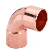 VIEGA 95090 forrasztható réz könyök, 90°, 2 tokos, 42mm
