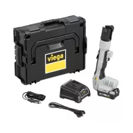   VIEGA 2295.4 Pressgun 6 présgép, akkus, kofferben, préspofa nélkül, 18V/2.5Ah