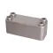 FixTrend ZB190-40 forrasztott lemezes hőcserélő, 40 lemezes, L=190mm, 4x3/4”