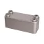 FixTrend ZB190-40 forrasztott lemezes hőcserélő, 40 lemezes, L=190mm, 4x3/4”