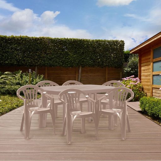 Elma 6+1 kerti bútor garnitúra szett