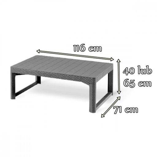 Corfu relax sarokgarnitúra lyon asztallal