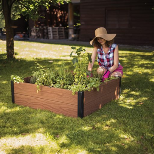 Maple szögletes virágágyás