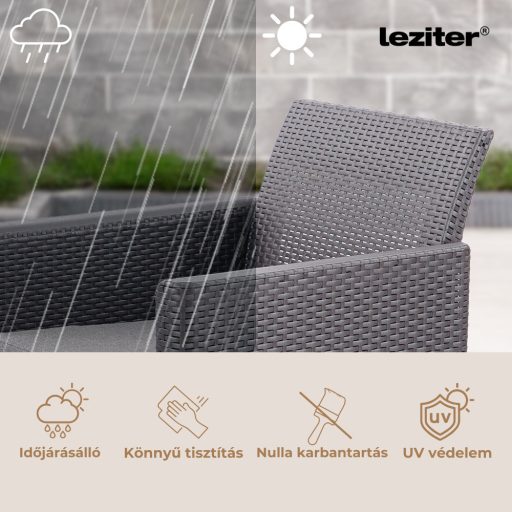 Claire XII 11 személyes sarokgarnitúra orlando asztallal