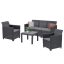 Claire VI 5 személyes kerti bútor garnitúra orlando asztallal