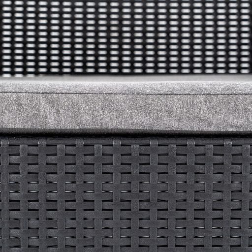 Claire VIII 6 személyes sarokgarnitúra párnatartós asztallal