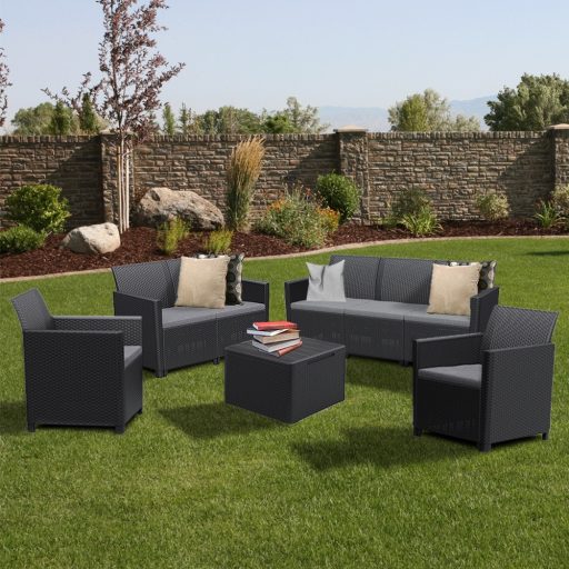 Claire 7 személyes kerti bútor garnitúra