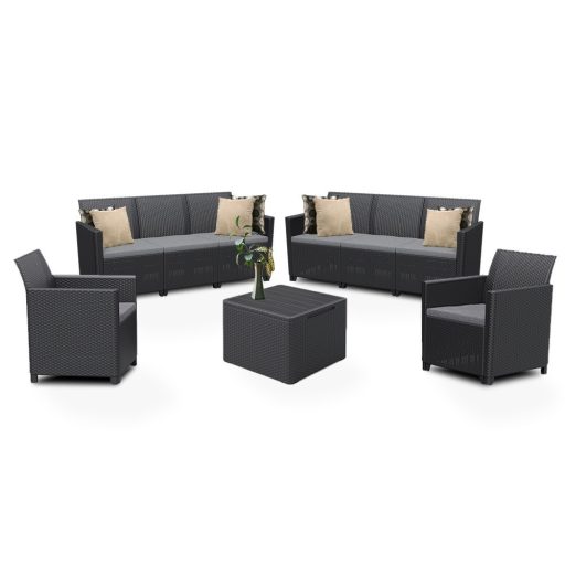 Claire 8 személyes kerti bútor garnitúra