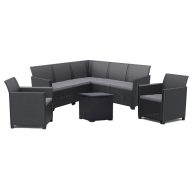   Claire IV 7 személyes kerti bútor garnitúra vigo tárolós asztallal