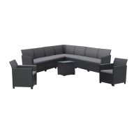   Claire IV 9 személyes kerti bútor garnitúra vigo tárolós asztallal