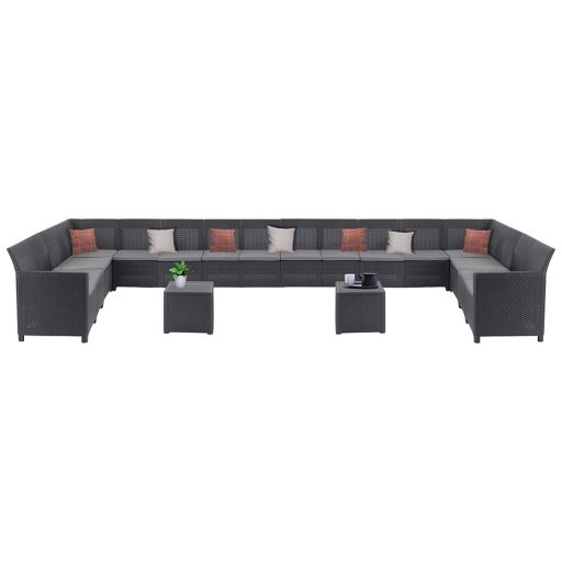 Claire IV 18 személyes kerti bútor garnitúra vigo tárolós asztallal