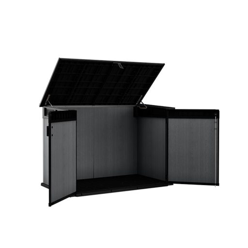 Cortina Mega műanyag kerti tároló szürke