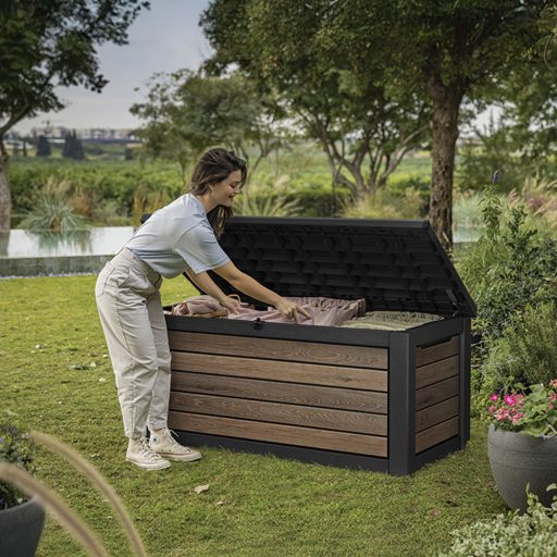 Decocoat műanyag kerti láda 630 L