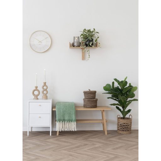 Dalby fiókos szekrény, 2 fiók, acél, fehér  40x40x59,5 cm