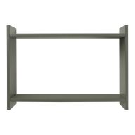 Bamberg fali polc zöld, 50x14,5x35 cm