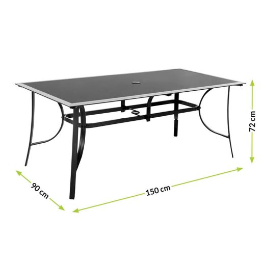 Agata 4+1 kerti bútor garnitúra