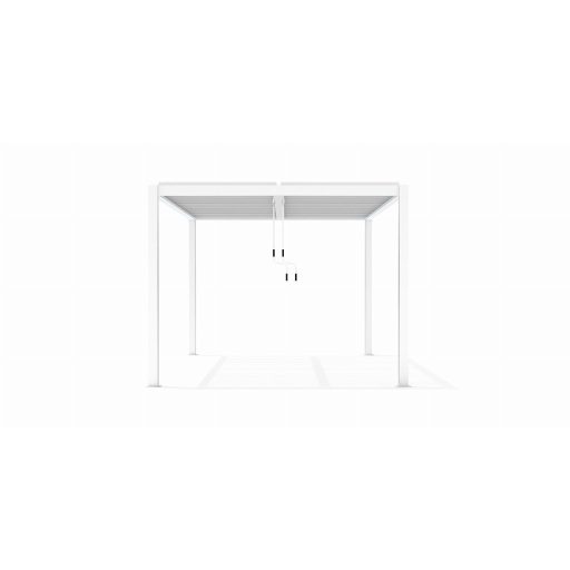 LUXE pergola 3x4m fehér LED világítással