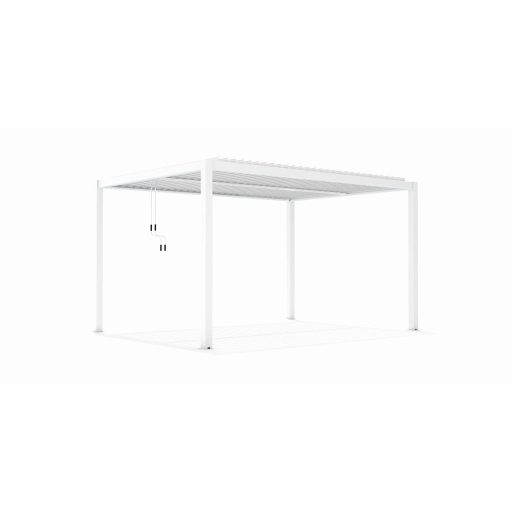 LUXE pergola 3x4m fehér LED világítással