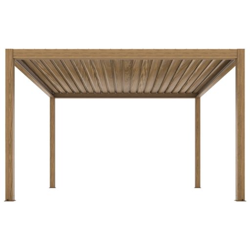 LUXE elektromos pergola 3x4m fa LED világítással