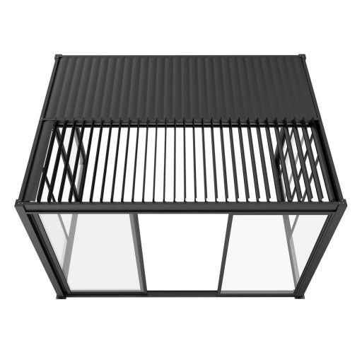 LUXE S8 tolóajtók 270x218cm 3 m-ig antracit