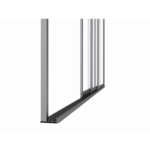 LUXE S8 tolóajtók 270x218cm 3 m-ig antracit