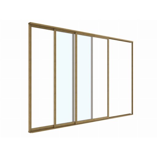 LUXE S8 tolóajtók 370x218cm 4 m-ig fa v2