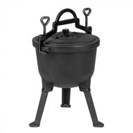 Öntöttvas edény lábakkal 8 literes zománcozott