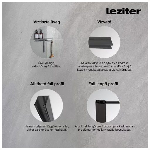 Tribeca 110x140 cm kádparaván