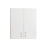   Bianca 60-as Faliszekrény 2 ajtóval, magasfényű fehér színben