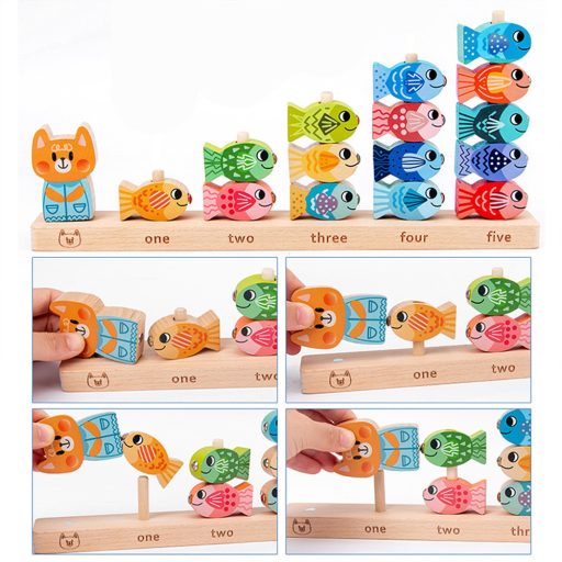 Mágneses horgász fajáték, számok tanulásához